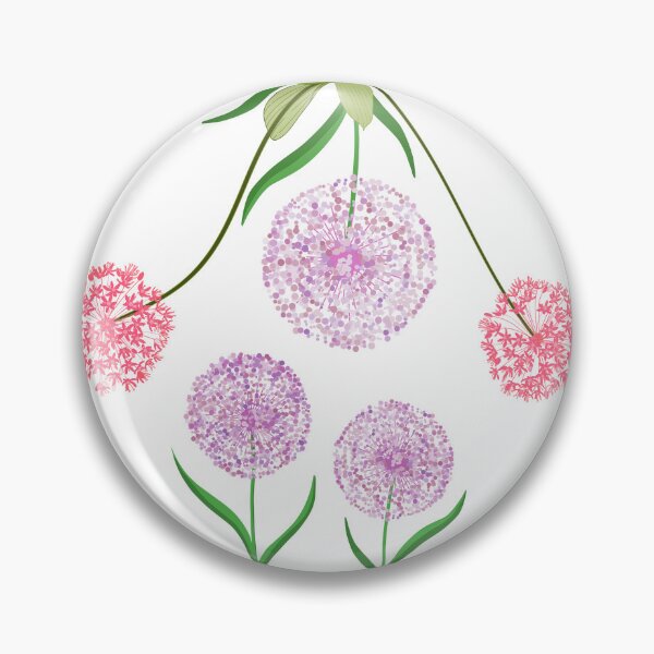 Item preview,  purple pink  orange Allium designed and sold by Hinny8.
