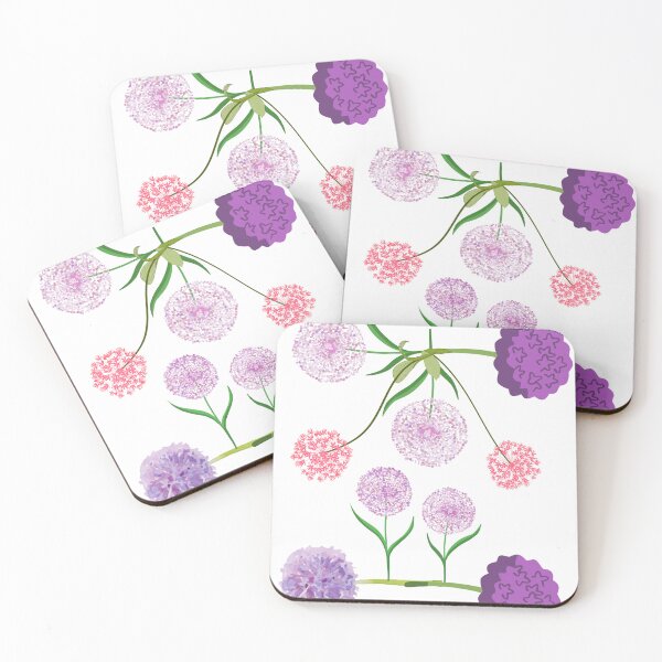Item preview,  purple pink  orange Allium designed and sold by Hinny8.