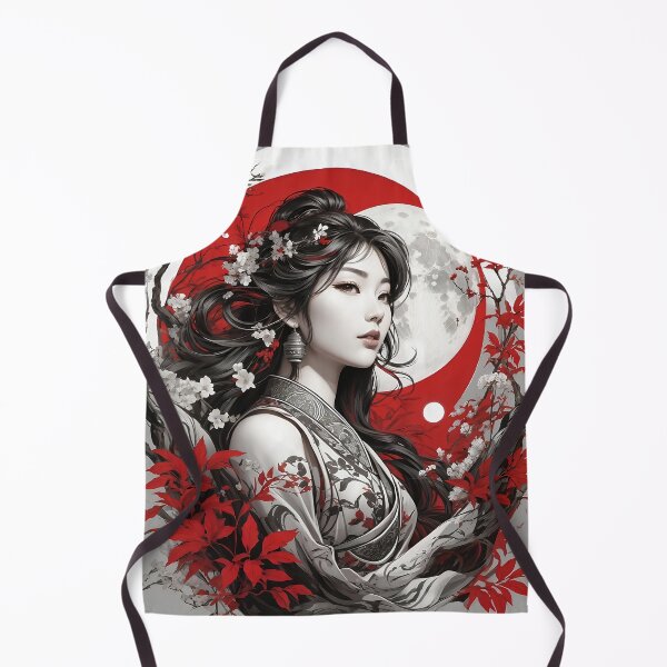 Item preview, Portrait of a girl in Japanese style designed and sold by ArtBoom73.
