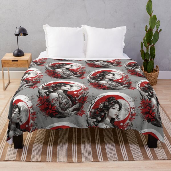 Item preview, Portrait of a girl in Japanese style designed and sold by ArtBoom73.