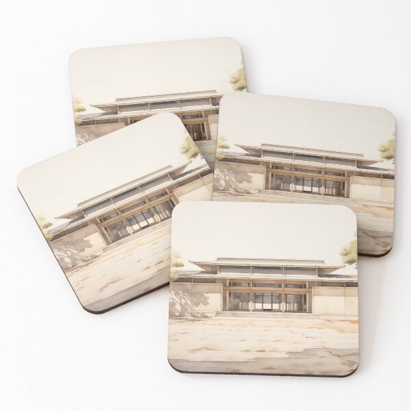 Item preview, Modern Architecture Watercolor Sketch designed and sold by PigmentPulse.