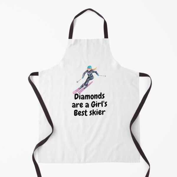 Item preview, Diamonds are a Girl's Best skier designed and sold by stylechoc.