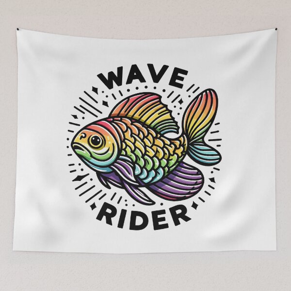Item preview, Rainbow Fish: Wave Rider designed and sold by Dungeon-Depot.