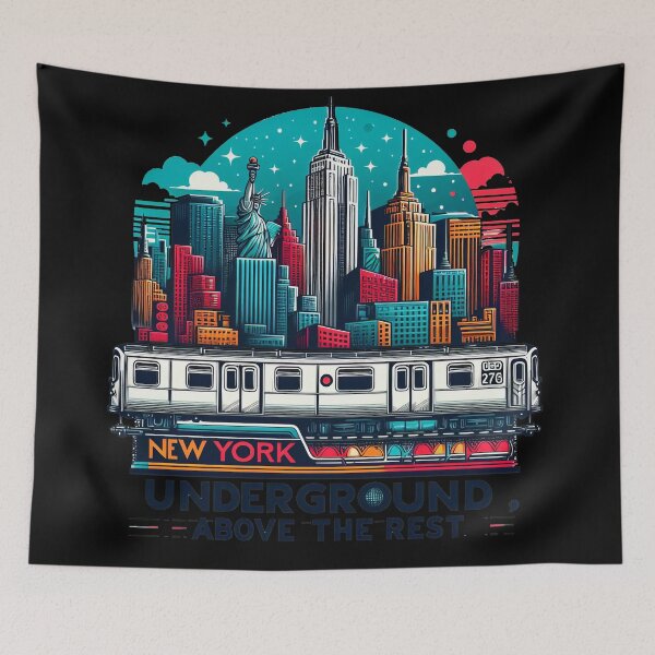 Item preview, New York Subway NYC Subway Train designed and sold by MayaDelaye.