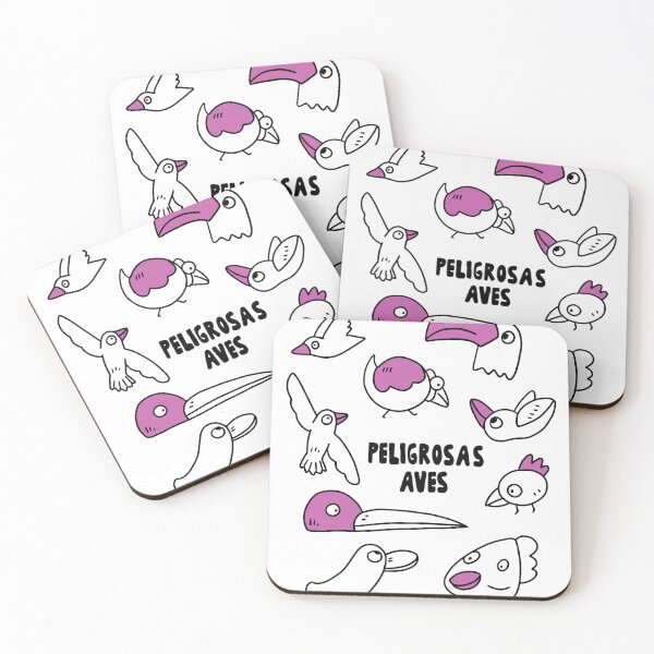 Item preview, Aves peligrosas - Rosa designed and sold by Lucía Rojas.
