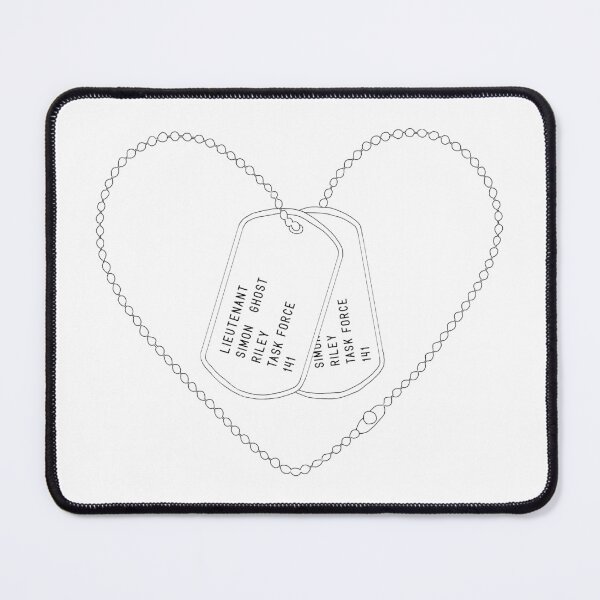 Item preview, Heart Dogtags for Ghost designed and sold by jiminsyeol.