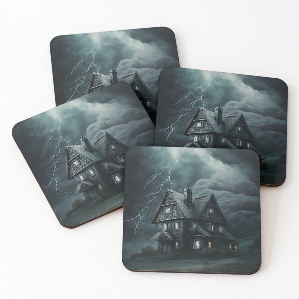 Item preview, A mansion in the middle of a storm designed and sold by Marie Colençon.