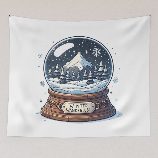 Item preview, Snow Globe: Winter Wanderlust designed and sold by Dungeon-Depot.