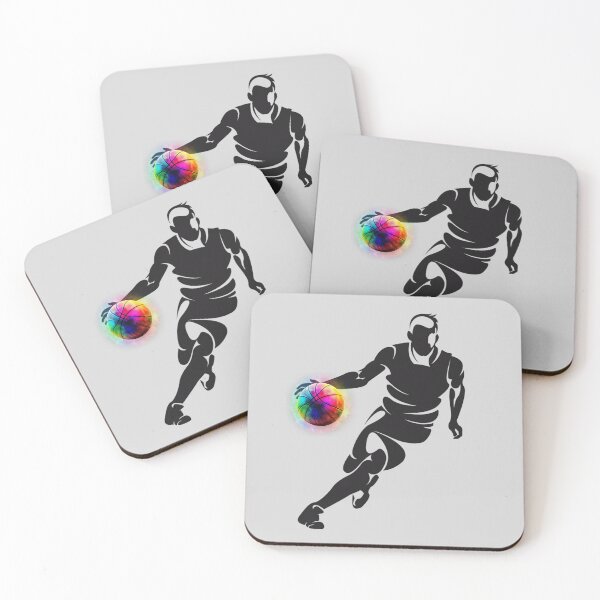 Item preview, Basketball Player Dripling, Colorful ball designed and sold by sinemsworld1.