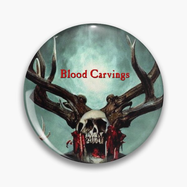 Item preview, Skull Cultist BLOOD CARVINGS cover art with text designed and sold by mrzoth.