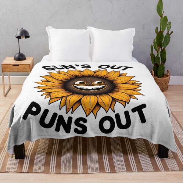 Item preview, Silly Sunflower: Sun's Out, Puns Out designed and sold by Dungeon-Depot.