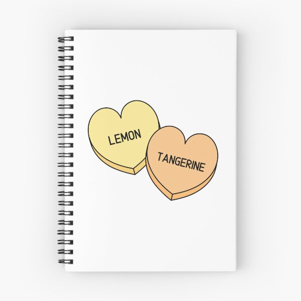 Item preview, Bullet Train - Lemon and Tangerine Candy Hearts designed and sold by humnoo.
