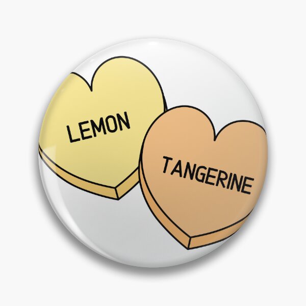 Item preview, Bullet Train - Lemon and Tangerine Candy Hearts designed and sold by humnoo.