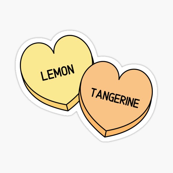 Vista previa del artículo con la obra «Tren bala - Corazones de caramelo de limón y mandarina», diseñado y vendido por humnoo.