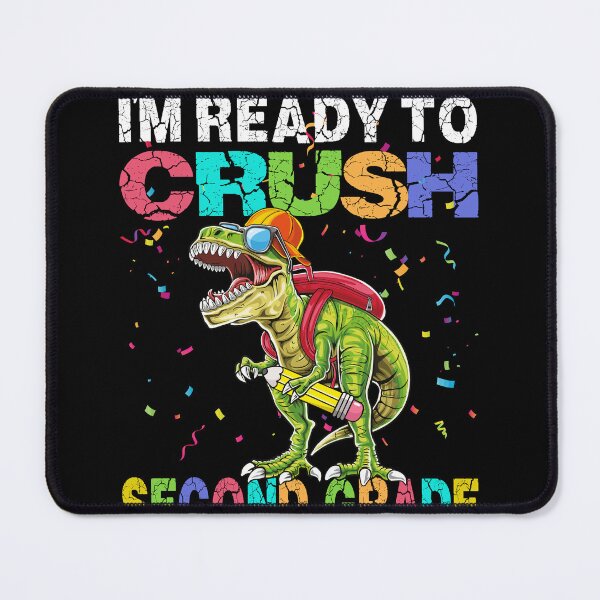 Item preview, Ready To Crush Second Grade T Rex Dinosaur Back to School designed and sold by MobyStickers.