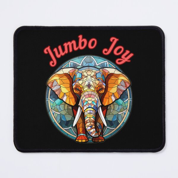 Item preview, Jumbo Joy colorful elephant designed and sold by ElephantVibes.