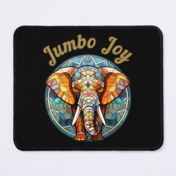 Item preview, Jumbo Joy elephant face designed and sold by ElephantVibes.