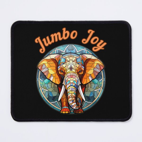 Item preview, Jumbo Joy elephant portrait designed and sold by ElephantVibes.