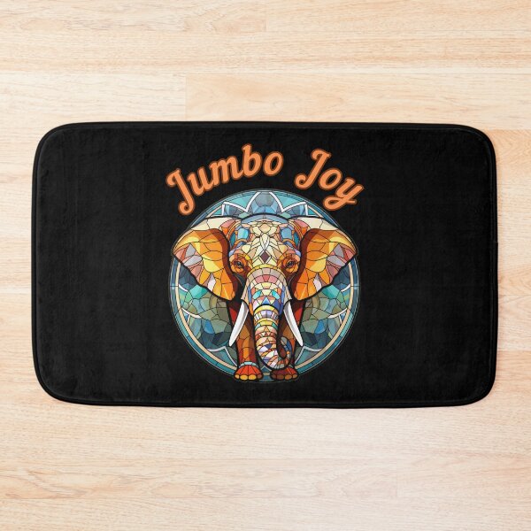 Item preview, Jumbo Joy elephant portrait designed and sold by ElephantVibes.