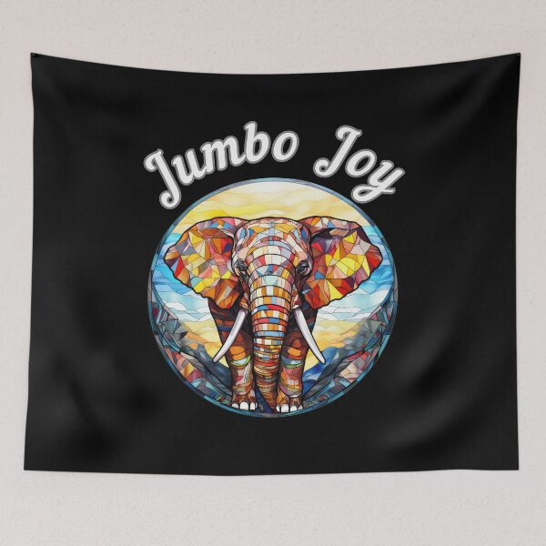 Item preview, Jumbo Joy surreal elephant designed and sold by ElephantVibes.