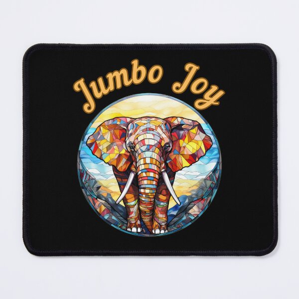 Item preview, Jumbo Joy watercolor elephant designed and sold by ElephantVibes.