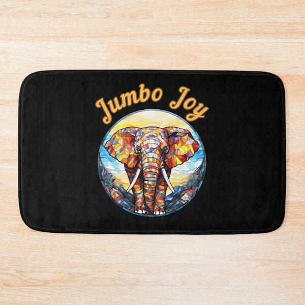 Item preview, Jumbo Joy watercolor elephant designed and sold by ElephantVibes.