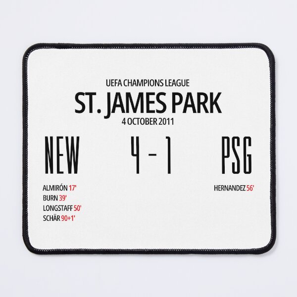 Item preview, Newcastle-PSG 4-1 designed and sold by ChantCraft.