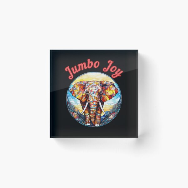 Item preview, Jumbo Joy happy elephant designed and sold by ElephantVibes.
