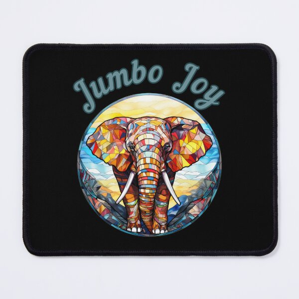 Item preview, Jumbo Joy elephant quote designed and sold by ElephantVibes.