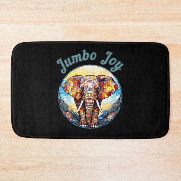 Item preview, Jumbo Joy elephant quote designed and sold by ElephantVibes.
