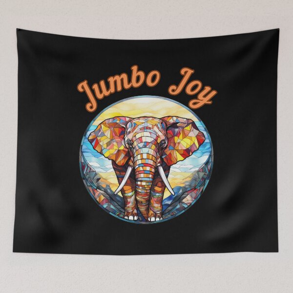 Item preview, Jumbo Joy Flower elephant designed and sold by ElephantVibes.