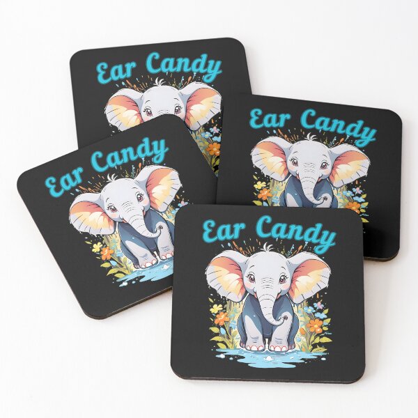 Item preview, Ear Candy funny elephant designed and sold by ElephantVibes.