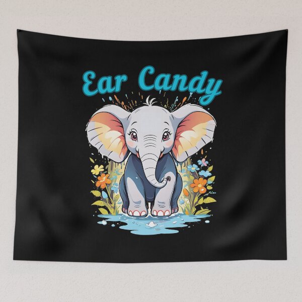 Item preview, Ear Candy funny elephant designed and sold by ElephantVibes.