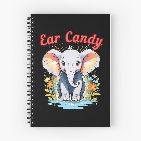Item preview, Ear Candy colorful elephant designed and sold by ElephantVibes.
