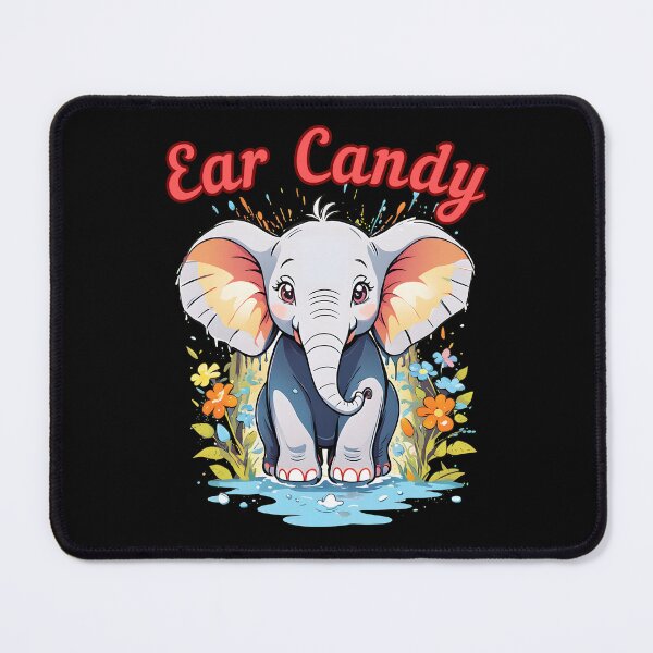 Item preview, Ear Candy colorful elephant designed and sold by ElephantVibes.