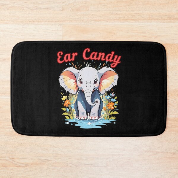 Item preview, Ear Candy colorful elephant designed and sold by ElephantVibes.
