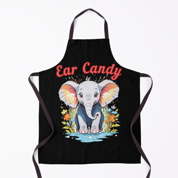Item preview, Ear Candy colorful elephant designed and sold by ElephantVibes.