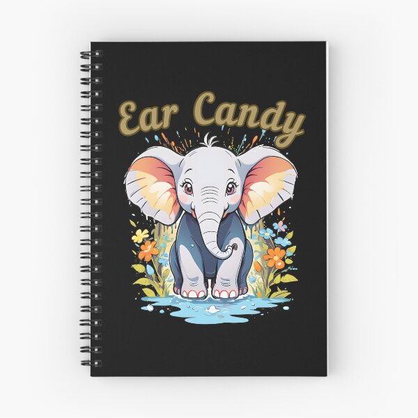 Item preview, Ear Candy elephant face designed and sold by ElephantVibes.