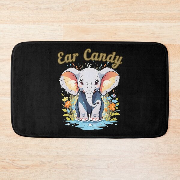 Item preview, Ear Candy elephant face designed and sold by ElephantVibes.