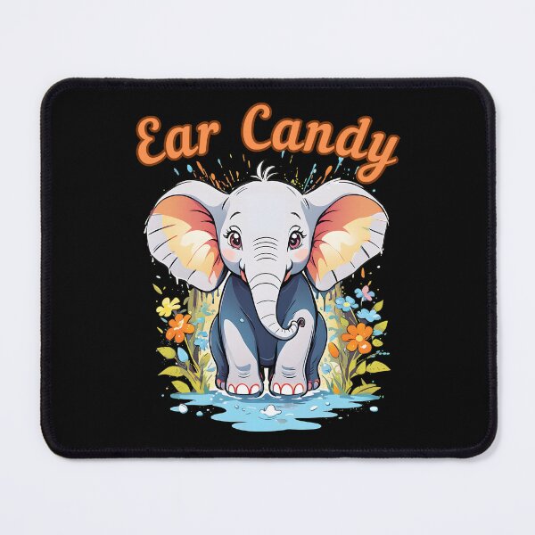 Item preview, Ear Candy elephant portrait designed and sold by ElephantVibes.