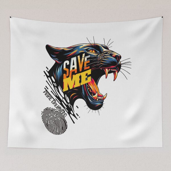 Item preview, Save Me-Panther designed and sold by Sheila Baquero.