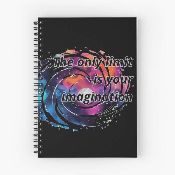 Item preview, inscription The only limit is your imagination designed and sold by Vilemo.