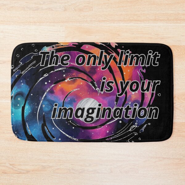 Item preview, inscription The only limit is your imagination designed and sold by Vilemo.