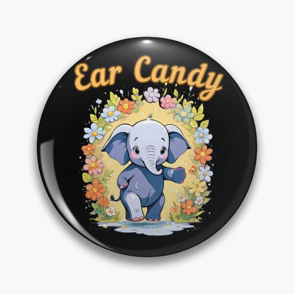 Item preview, Ear Candy watercolor elephant designed and sold by ElephantVibes.