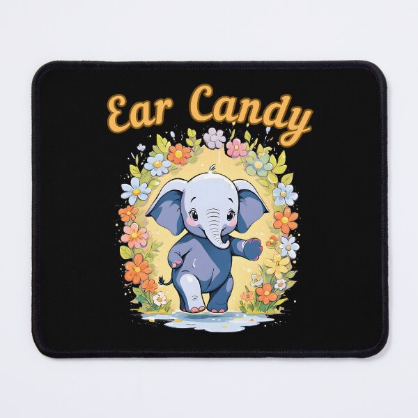 Item preview, Ear Candy watercolor elephant designed and sold by ElephantVibes.