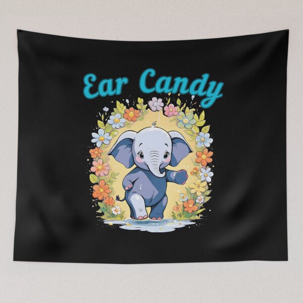 Item preview, Ear Candy adorable elephant designed and sold by ElephantVibes.