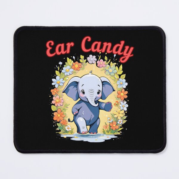 Item preview, Ear Candy happy elephant designed and sold by ElephantVibes.