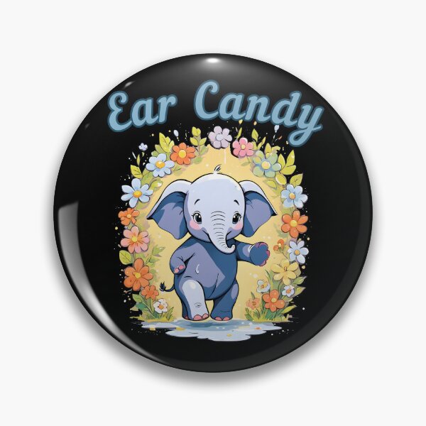 Item preview, Ear Candy elephant saying designed and sold by ElephantVibes.