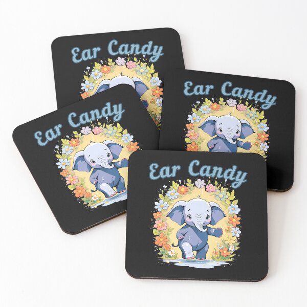 Item preview, Ear Candy elephant saying designed and sold by ElephantVibes.