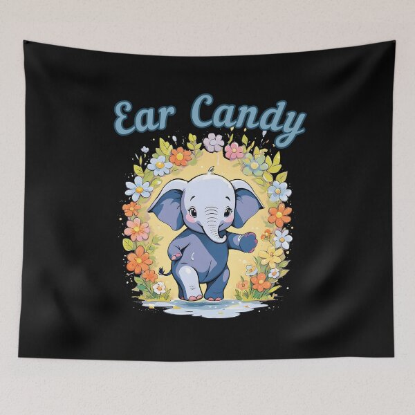 Item preview, Ear Candy elephant saying designed and sold by ElephantVibes.